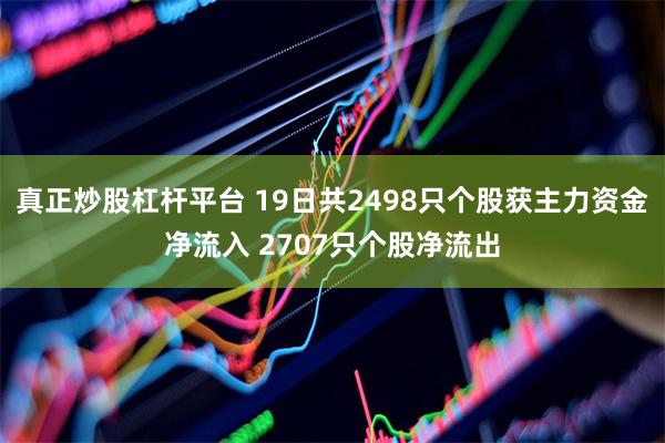 真正炒股杠杆平台 19日共2498只个股获主力资金净流入 2707只个股净流出